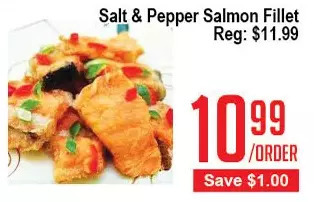 Skyland Foodmart Salt & pepper salmon fillet offer