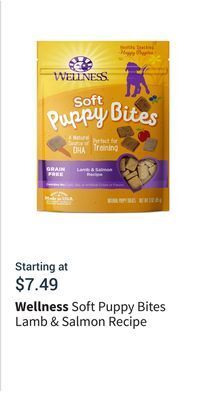 Petvalu Soft puppy bites lamb & salmon recipe offer
