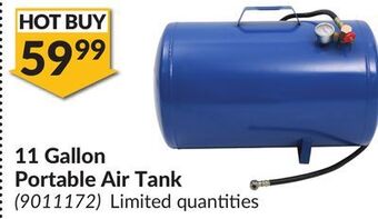 Princess Auto 11 gallon portable air tank offer