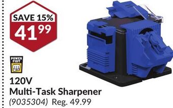 Princess Auto 120v multi-task sharpener offer
