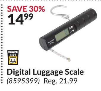Princess Auto Digital luggage scale offer