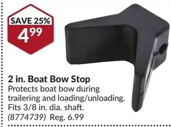 Princess Auto 2 in. boat bow stop offer