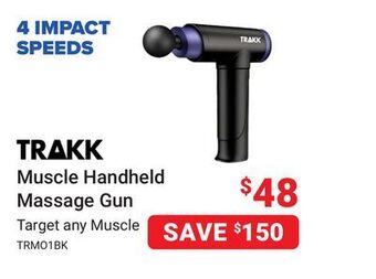 Visions Electronics Trakk muscle handheld massage gun offer