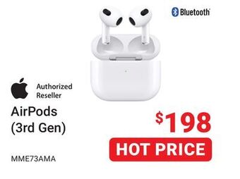 Visions Electronics Apple airpods (3rd gen) offer