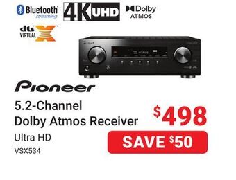 Visions Electronics Pioneer 5.2-channel dolby atmos receiver offer