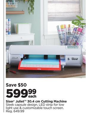 Michaels Siser juliet 30.4 cm cutting machine offer