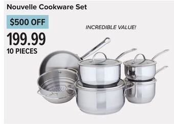 Linen Chest Nouvelle cookware set offer