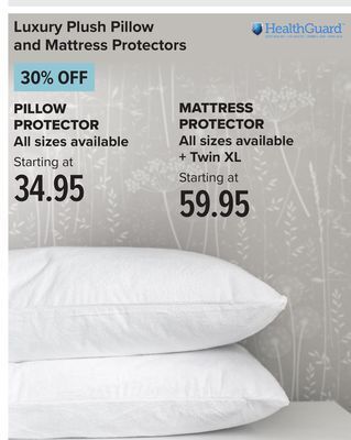 Linen Chest Pillow protector offer