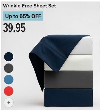 Linen Chest Wrinkle free sheet set offer
