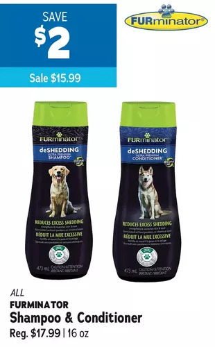 Furminator shampoo & conditioner
