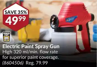 Princess Auto Power fist electric paint spray un offer
