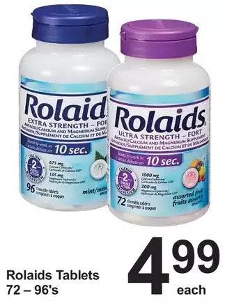 Pharmasave Rolaids tablets offer