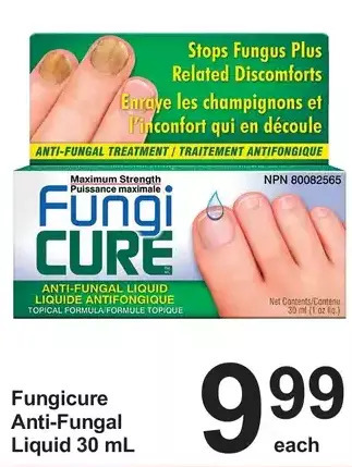 Pharmasave Fungicure anti-fungal liquid offer