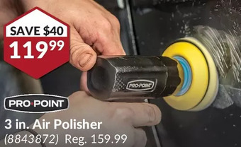 Princess Auto Pro.point 3 in. air polisher offer