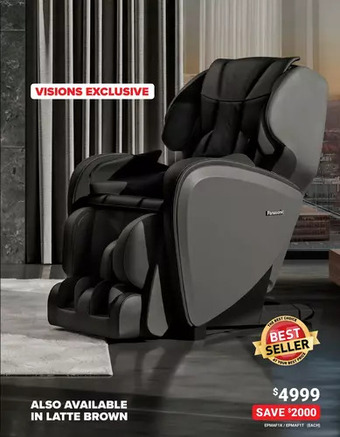 Visions Electronics Panasonic full-body heated massage chair offer