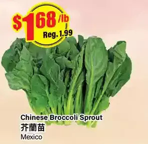Btrust Supermarket Chinese broccoli sprout offer