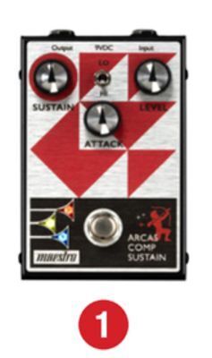 Long & McQuade Maestro effects arcas compressor sustainer pedal offer