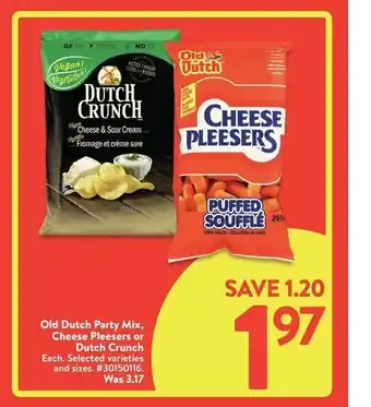 Walmart Old Dutch Party Mix, Cheese Pleesers offer