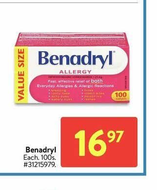 Walmart Benadryl offer