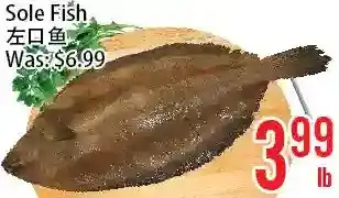 Bestco Food Mart Sole fish offer