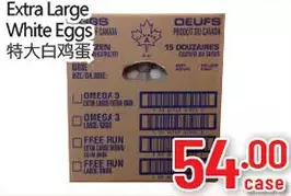 Hong Tai Supermarket Extra large white eggs offer