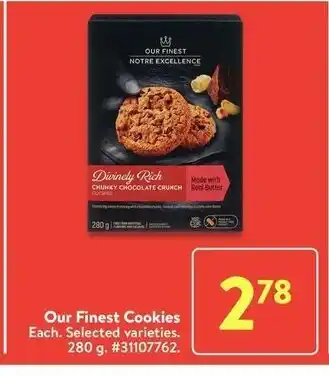 Walmart Our Finest Cookies offer