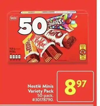 Walmart Minis Variety Pack offer
