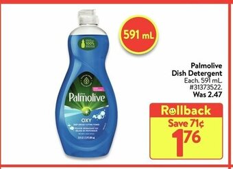 Walmart Palmolive Dish Detergent offer