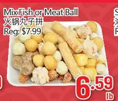 Hong Tai Supermarket Mix fish or meat ball offer