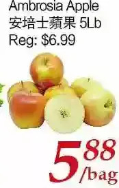 Tone Tai Supermarket Ambrosia apple offer