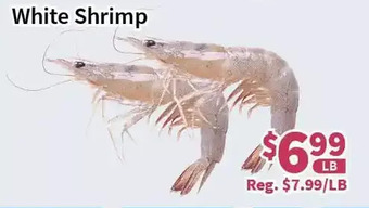 Blue Sky Supermarket White shrimp offer