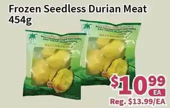 Blue Sky Supermarket Frozen seedless durian meat offer