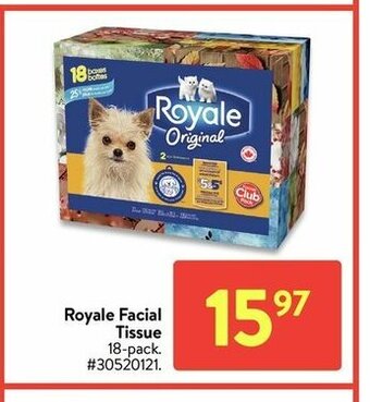 Walmart Royale Facial Tissue offer