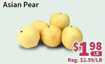 Blue Sky Supermarket Asian pear offer
