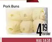 Nations Fresh Foods Pork buns offer