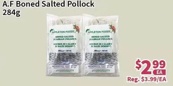 Blue Sky Supermarket A.f boned salted pollock offer