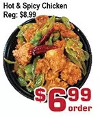 Top Food Supermarket Hot & spicy chicken offer