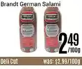 Nations Fresh Foods Brandt german salami offer