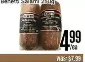 Nations Fresh Foods Benetti salami offer