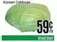 Nations Fresh Foods Korean cabbage offer