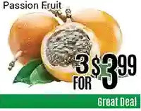 Nations Fresh Foods Passion fruit offer