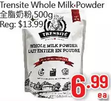 Trensite whole milk powder