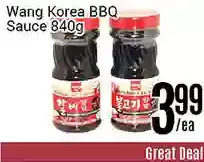 Nations Fresh Foods Wang korea bbq sauce offer