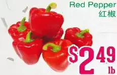 Grant's Foodmart Red pepper offer