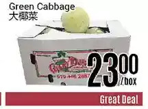 Nations Fresh Foods Green cabbage offer
