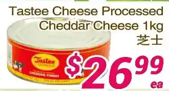 Grant's Foodmart Tastee cheese processed cheddar cheese offer