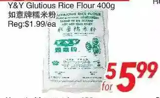Foody World Y&y glutious rice flour offer