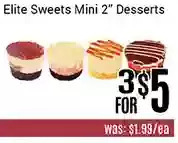 Nations Fresh Foods Elite sweets mini 2 desserts offer