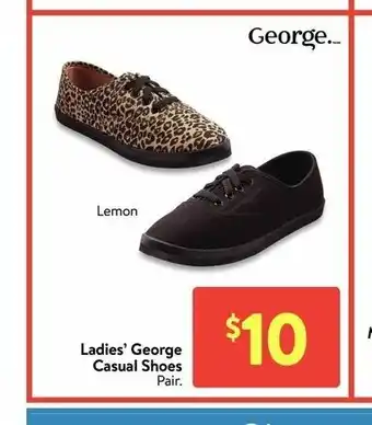 Walmart Ladies' Geogre Casual Shoes offer