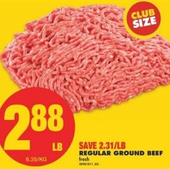 No Frills Regular Ground Beef offer